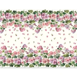 TAG HOUSE | Tovaglia primaverile Petali floreale 100% cotone