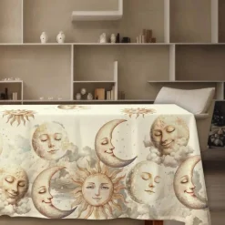 TAG HOUSE Tovaglia Sole Luna Beige