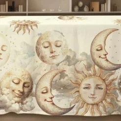 TAG HOUSE Tovaglia Sole Luna Beige