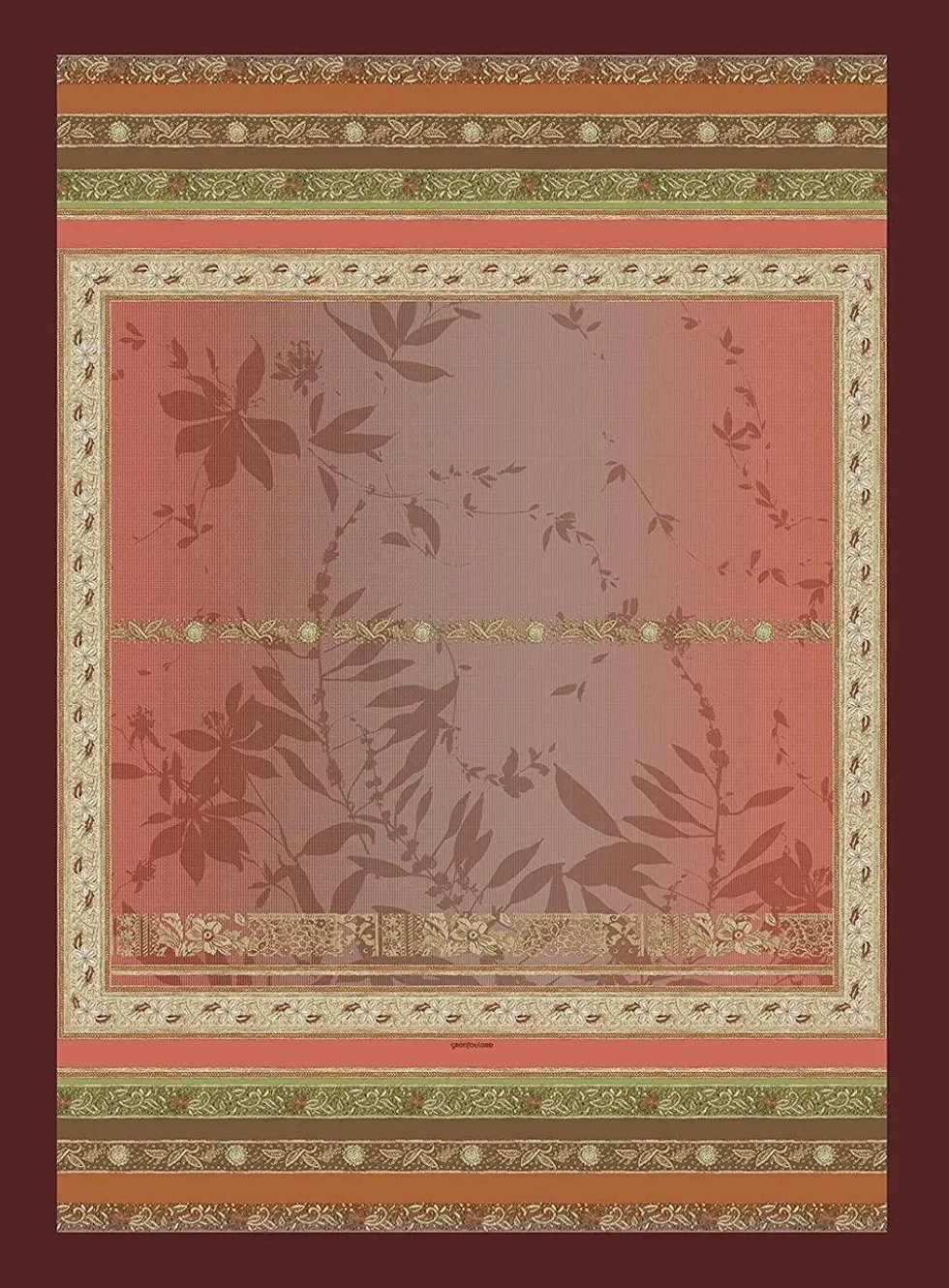 Tappeto arredo da interni Bassetti Granfoulard Malve R1 rosso antiscivolo