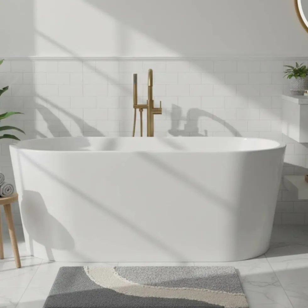 Tappeto bagno antiscivolo 1500 g/mq in spugna CARRARA Ankara 50x80 cm