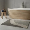 Tappeto bagno in spugna pesante 1500 gr ANKARA 50x80 caffè con antiscivolo