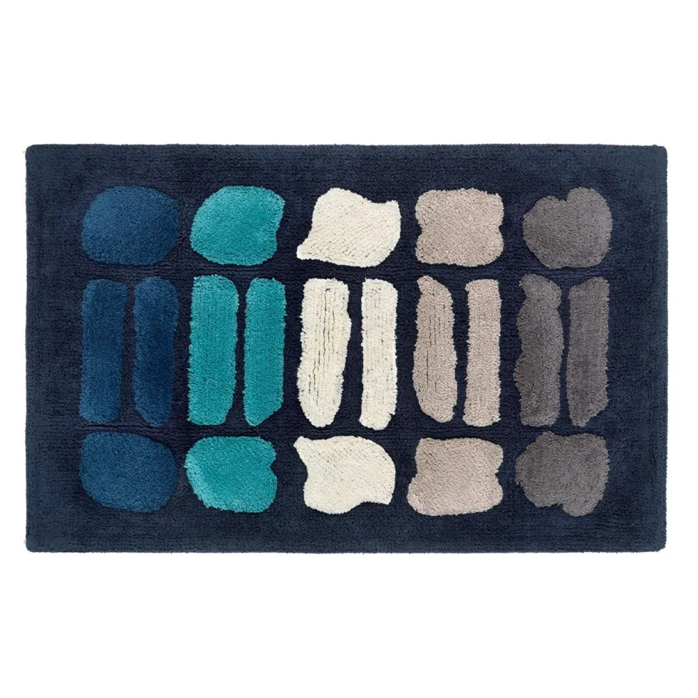 Tappeto bagno scendidoccia 50x80 Carrara PLABLO BLU