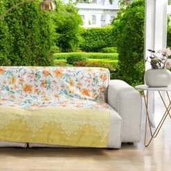 Telo Arredo Bassetti Granfoulard Casablanca Y1 Giallo Oro - 350x270 cm