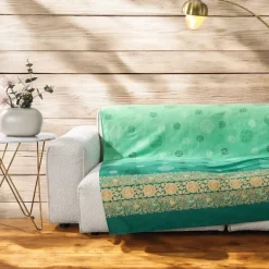 Telo Arredo Bassetti Granfoulard Pallavicino V1 Verde Oliva – 350x270 cm