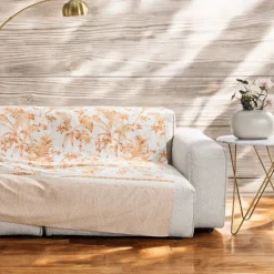 Telo Arredo Bassetti Granfoulard Ibiscus Tattoo 41 350x270 cm - Crema Albicocca