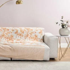 Telo Arredo Bassetti Granfoulard Ibiscus Tattoo 41 270x270 cm - Crema Albicocca