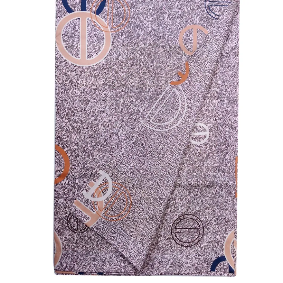 Telo arredo Copriletto estivo Borbonese in raso CLUB 270x265 blu