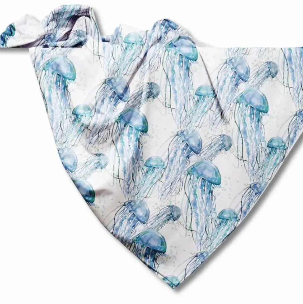 Telo arredo Copriletto leggero Jelly in cotone meduse 260x295