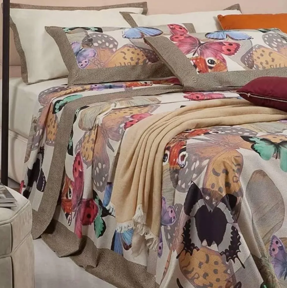 Telo arredo copritutto Borbonese BUTTERFLY