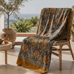 Telo arredo copritutto in cotone 180x270 cm GABEL MAGIA antracite