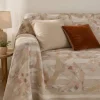 Telo arredo copritutto in raso copritutto Borbonese Liberty beige