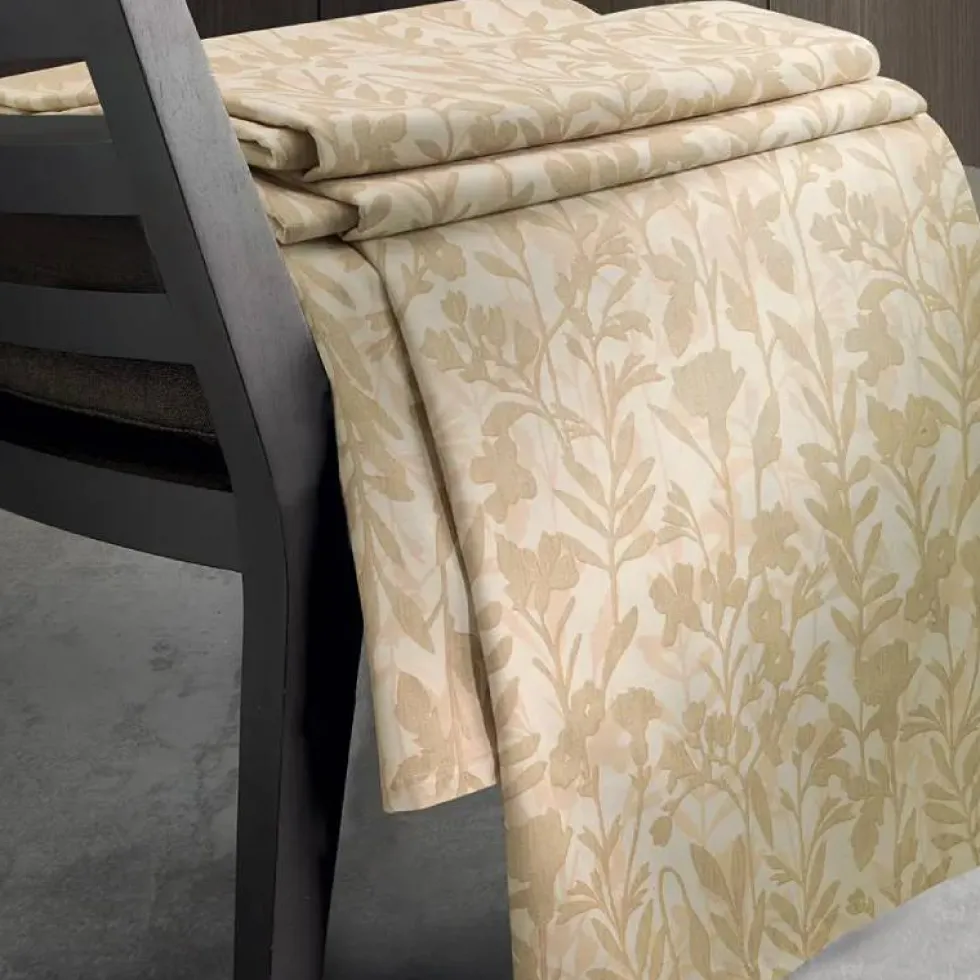 Telo arredo cotone GABEL Floresta sabbia singolo e matrimoniale