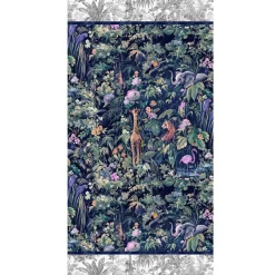 Telo arredo foulard copritutto in puro cotone GABEL Avventura blu
