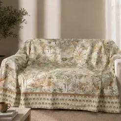 Telo arredo foulard copritutto in puro cotone GABEL Calma verde