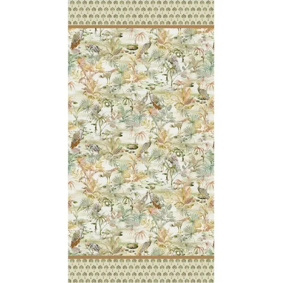 Telo arredo foulard copritutto in puro cotone GABEL Calma verde