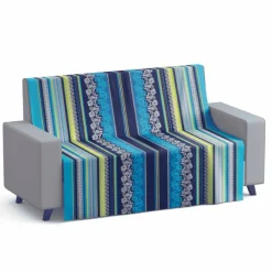 Telo Arredo Foulard Copritutto Copridivano Agraba bluette