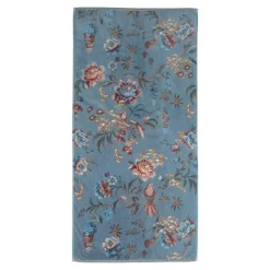 Telo bagno doccia 70x140 in spugna PIP STUDIO Secret Garden blu