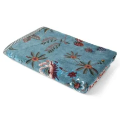Telo bagno doccia 70x140 in spugna PIP STUDIO Secret Garden blu