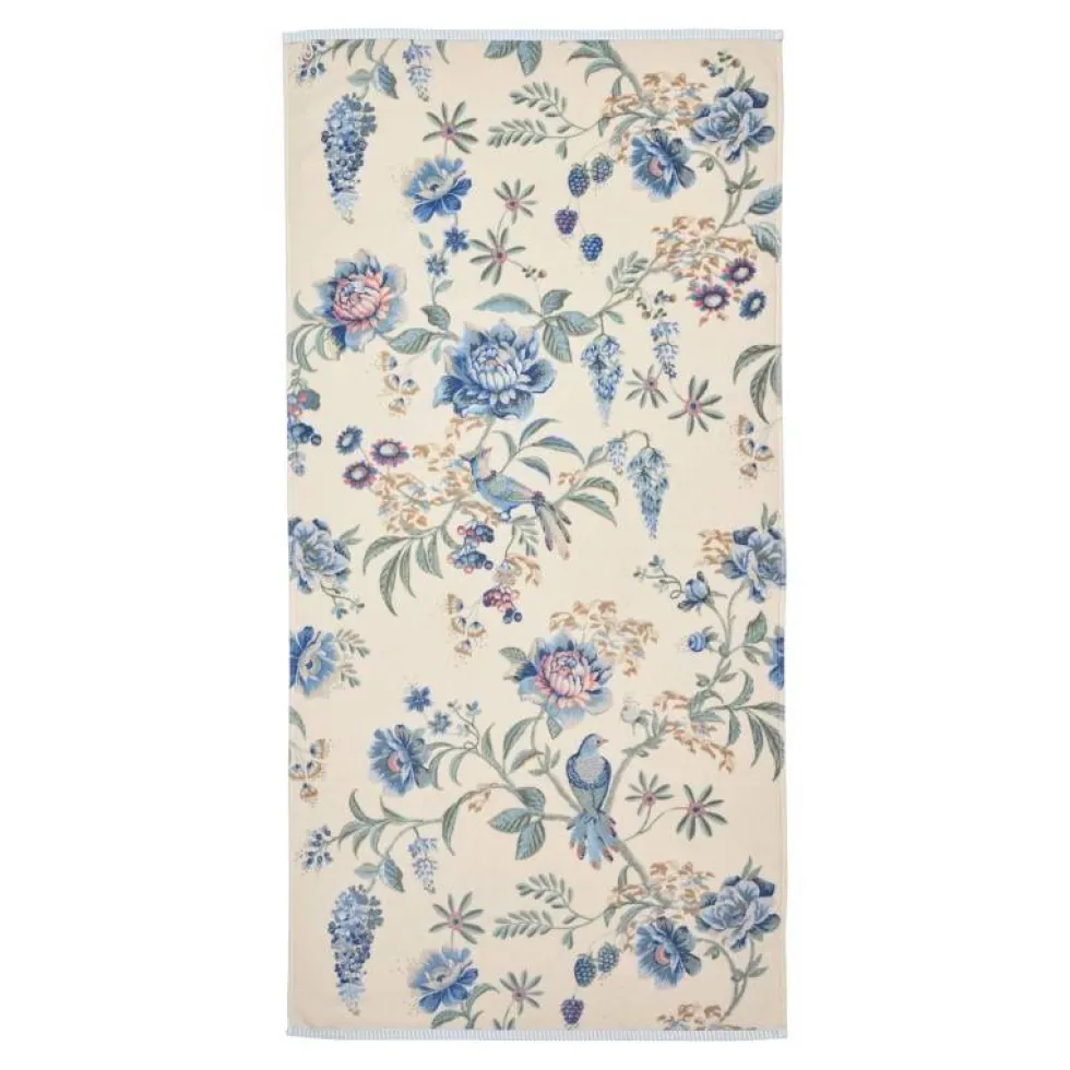 Telo bagno doccia 70x140 in spugna PIP STUDIO Secret Garden panna