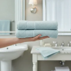 Telo bagno Maxi COGAL Ranger 650g - 95x180 Azzurro cielo