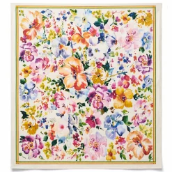 Telo Copridivano 250x280 FLORA multiuso 100% cotone naturale