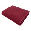 Telo da bagno e doccia 90x170 in spugna 650 gr tinta unita bordeaux