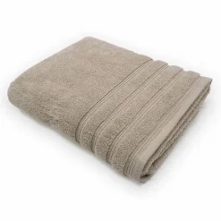 Telo da bagno e doccia 90x170 in spugna 650 gr tortora in OFFERTA