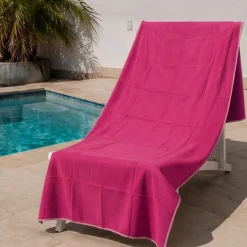 Telo in Microfibra Millerighe Active 90x170 cm fuxia