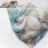 Tenda Copritutto Telo arredo ELENI' Foulard stiro facile floreale azzurro
