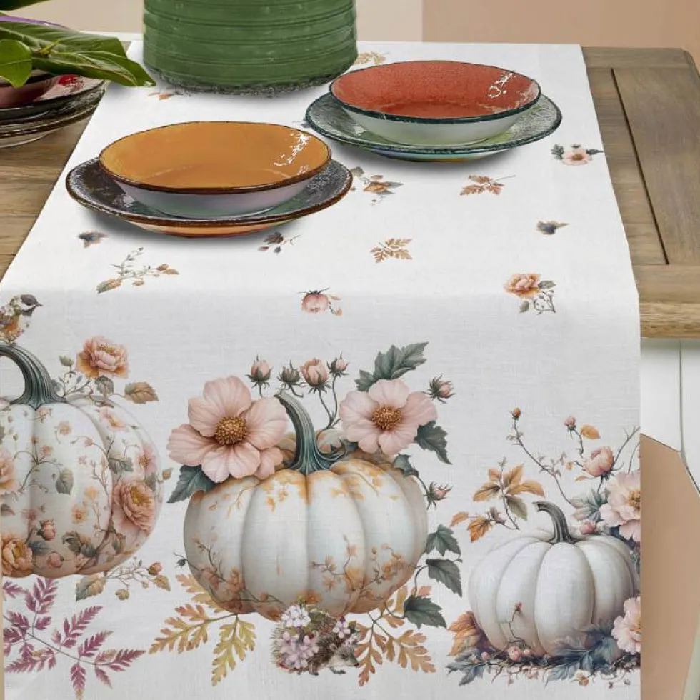 Tessitura Randi Runner 50x150 cm Zucche Autunnale