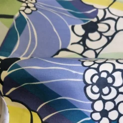 Tessuto a metro in cotone Missoni Home Sally floreale bluette 170 h. 295