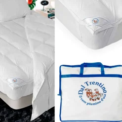Topper Dal Trentino Coprimaterasso in piuma 50% Piumino