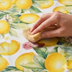 Tovaglia NO STIRO Antimacchia LIMONI Idrorepellente