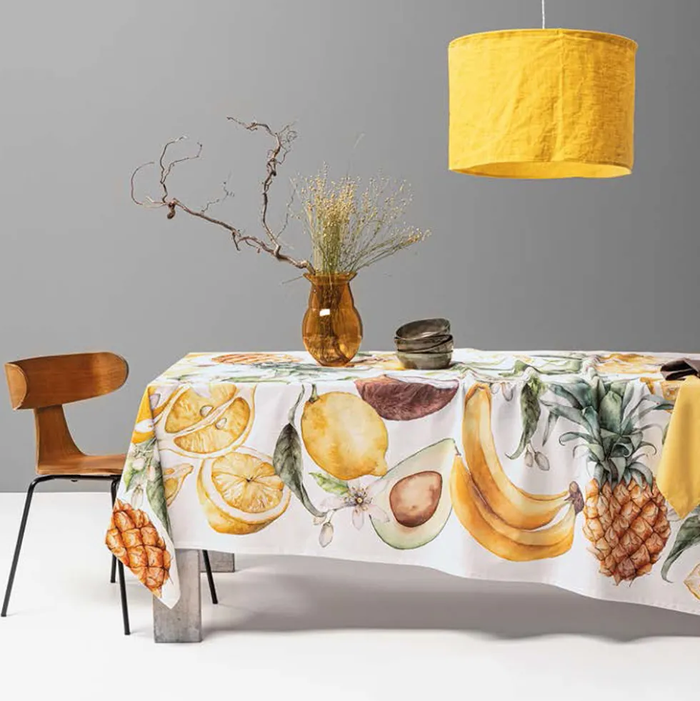 Tovaglia 6/8 persone 150x230 cm TAG HOUSE - CITRUS