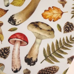 Tovaglia Rettangolare Idrorepellente Funghi 140x180cm