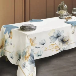 Tovaglia rettangolare in cotone RANDI BLOOM Saffo floreale