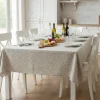 Tovaglia rettangolare 12 persone Antimacchia Stefy resinata stile Shabby