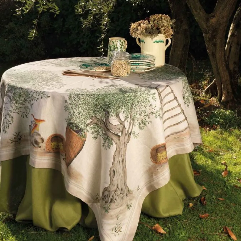 Tovaglia rettangolare 170x270 cm Tessitura Toscana DOP puro lino