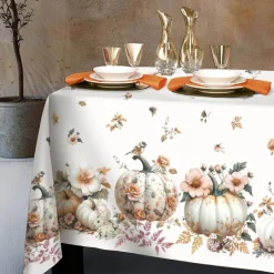 Tovaglia rettangolare 150x180 Randi Cucurbita - Fantasia Autunnale