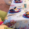 TOVAGLIA TESSITURA TOSCANA IN PURO LINO x 18 MURICE Mare e pesci