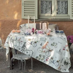 Tovaglia TESSITURA TOSCANA TELERIE Puro cotone Bikers