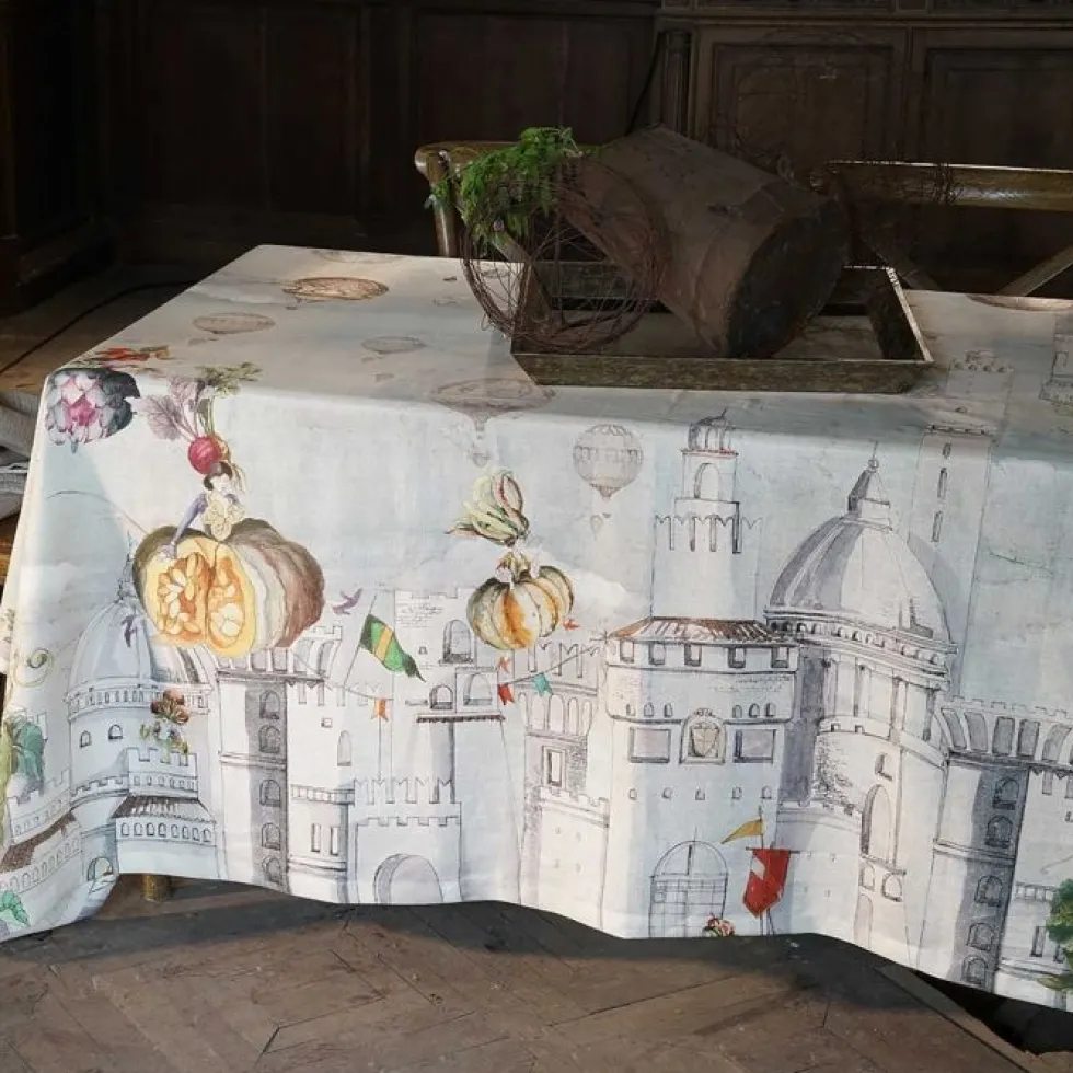 Tovaglia Tessitura Toscana Telerie puro lino RETTANGOLARE FIABA