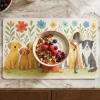 Tovaglietta Americana Flower Dog Antimacchia e Lavabile