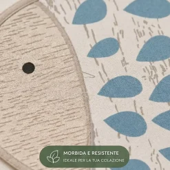 Tovaglietta Americana per Bambini Pesce Azzurro | 100% cotone
