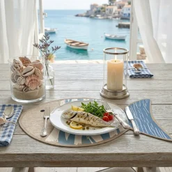 Tovaglietta Americana per Bambini Pesce Azzurro | 100% cotone