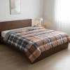 Trapunta invernale in cotone matrimoniale Jasper scozzese tartan