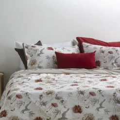Trapunta Invernale piumone matrimoniale Les Uniques floreale beige