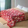 Trapunta Invernale Teddy Snow Orsetti Rossa 170x250 cm