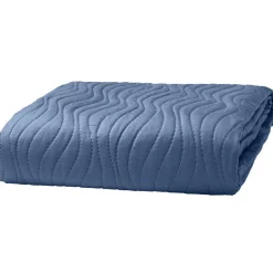 Trapuntino matrimoniale Mezza Stagione Sunny Wave Ultra Light blu